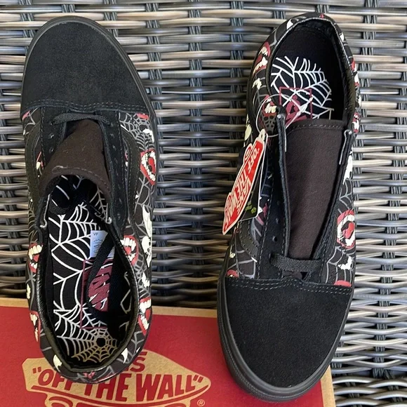 Vans Old Skool Glow Frights Black/Black MENS - Picture 13 of 16